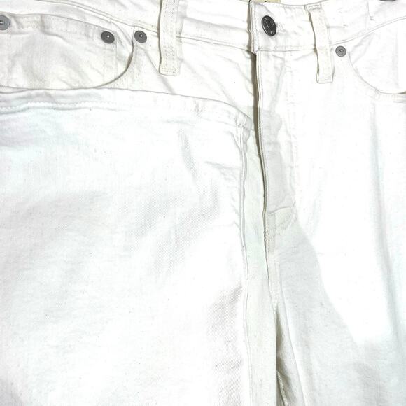 MADEWELL Women’s Flea Market Flare Jean in Heathered Ivory/Cream 29 - Picture 5 of 8